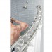TITAN™ Stainless Steel Dual Install Double Curved Shower Rod in Brushed Nickel - B07F2RT95T